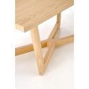 Стол обеденный HALMAR MASSIVE 3 дуб натуральный/дуб натуральный 160-250/90